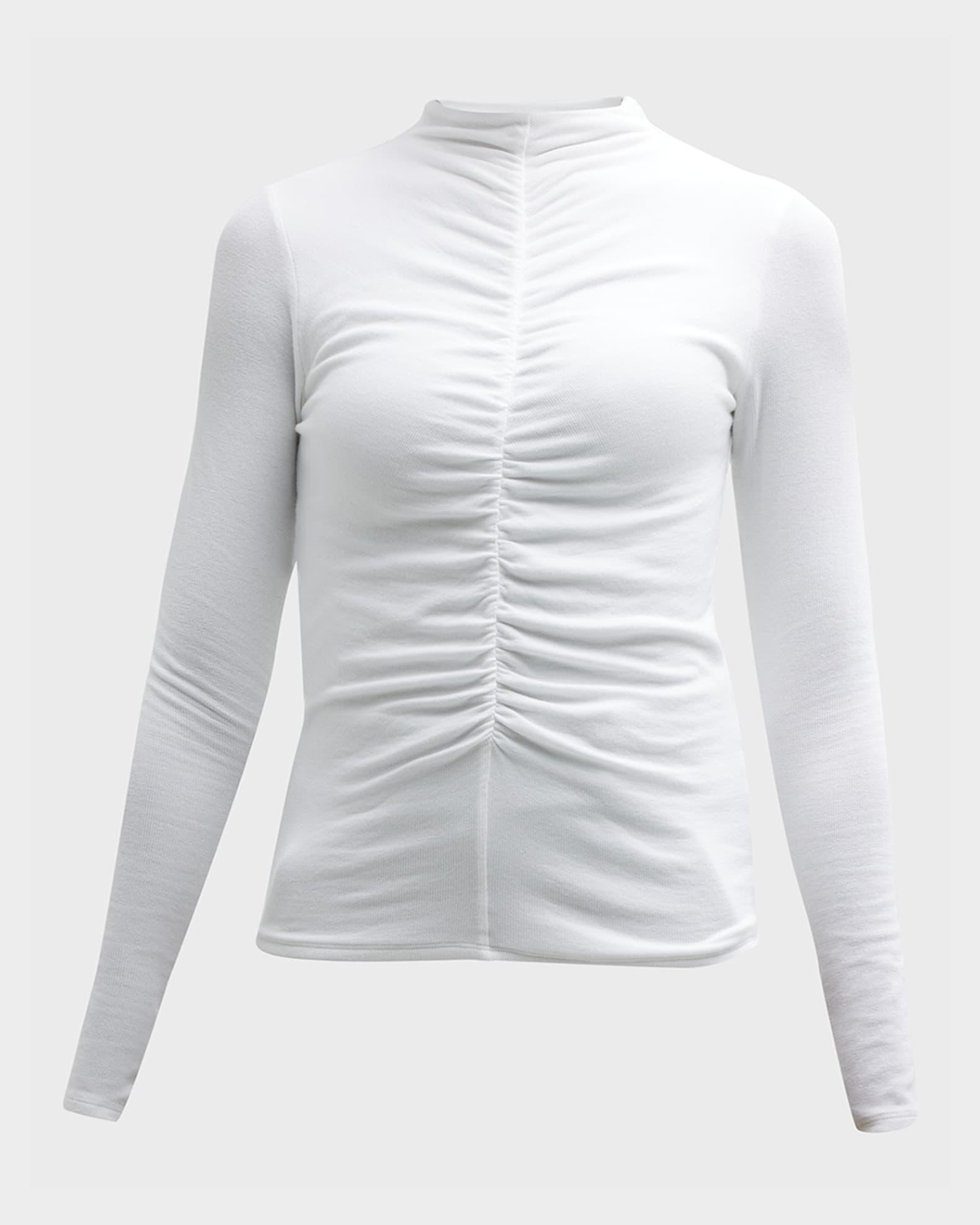 Theresa Knit Ruched Turtleneck Product Image
