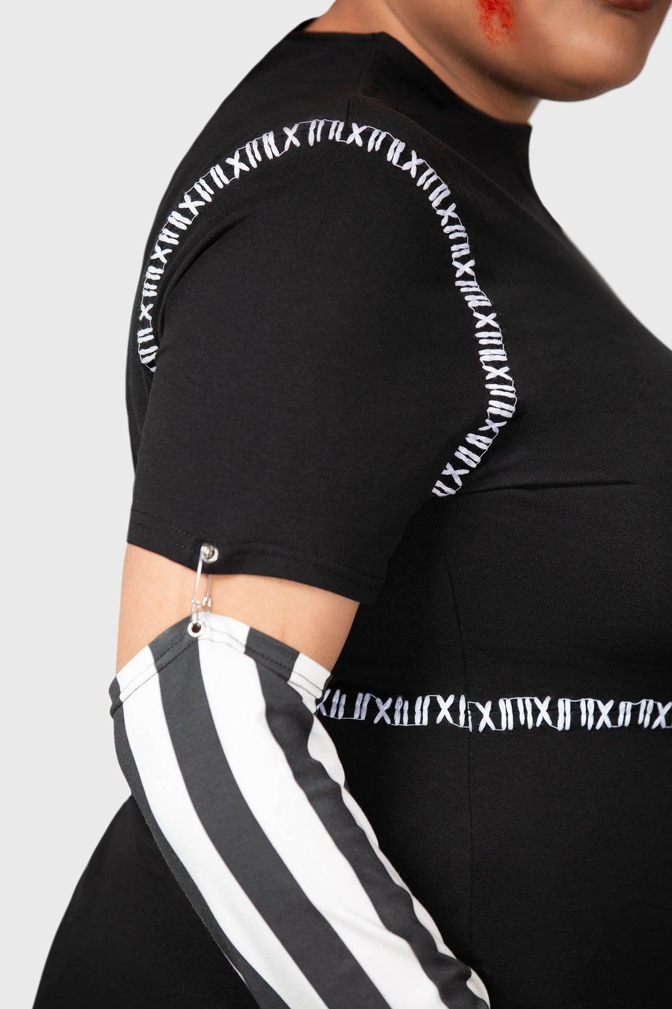 Stripes & Stitches Dress - Resurrect Female Product Image