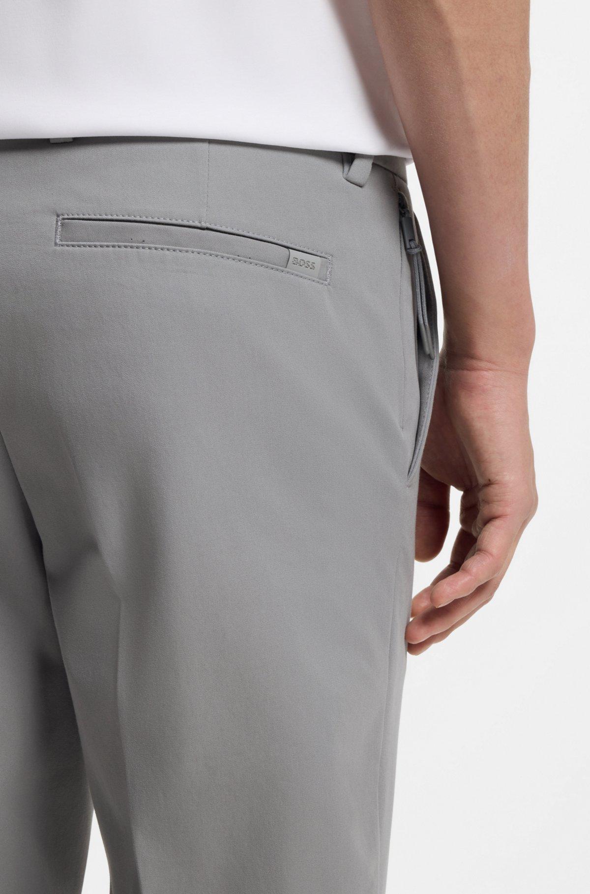 Slim-fit pants in a stretch-cotton blend Product Image