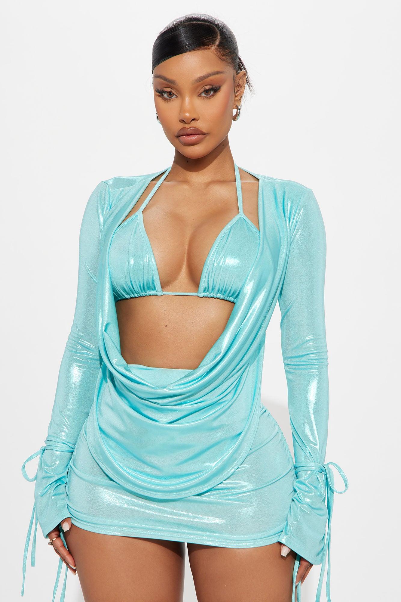 Kora 3 Piece Skirt Set - Aqua Female Product Image