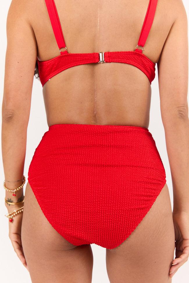 Summer Oasis High Waisted Bikini Bottoms FINAL SALE Product Image