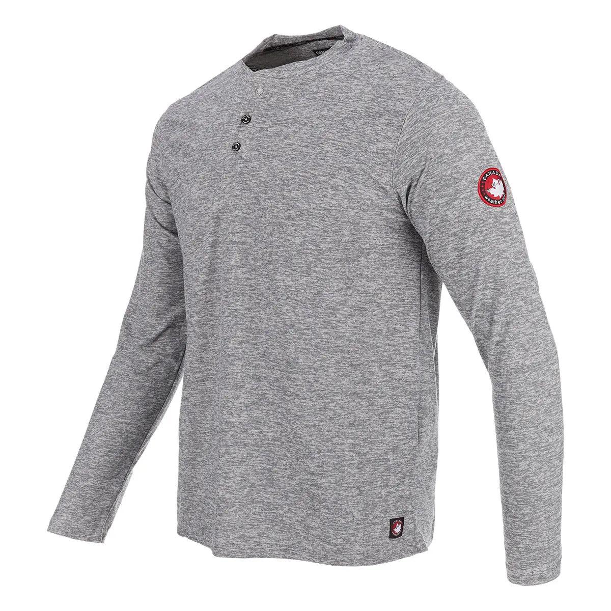 Canada Weather Gear Men's Long Sleeve Two Tone Supreme Soft Henley Product Image