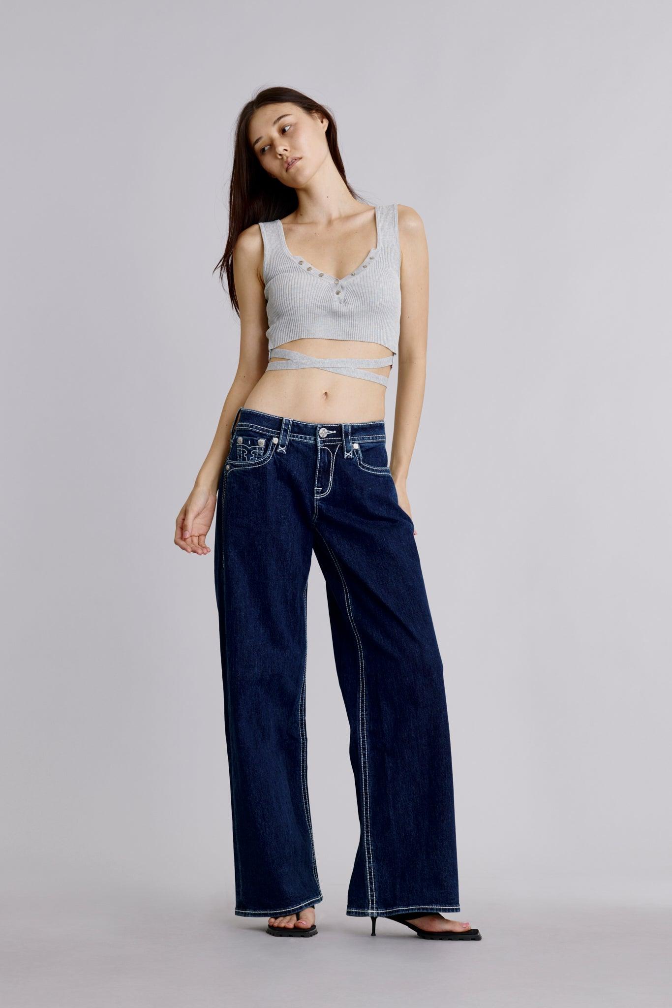 Lana Low-Rise Wide-Leg Jeans Female Product Image