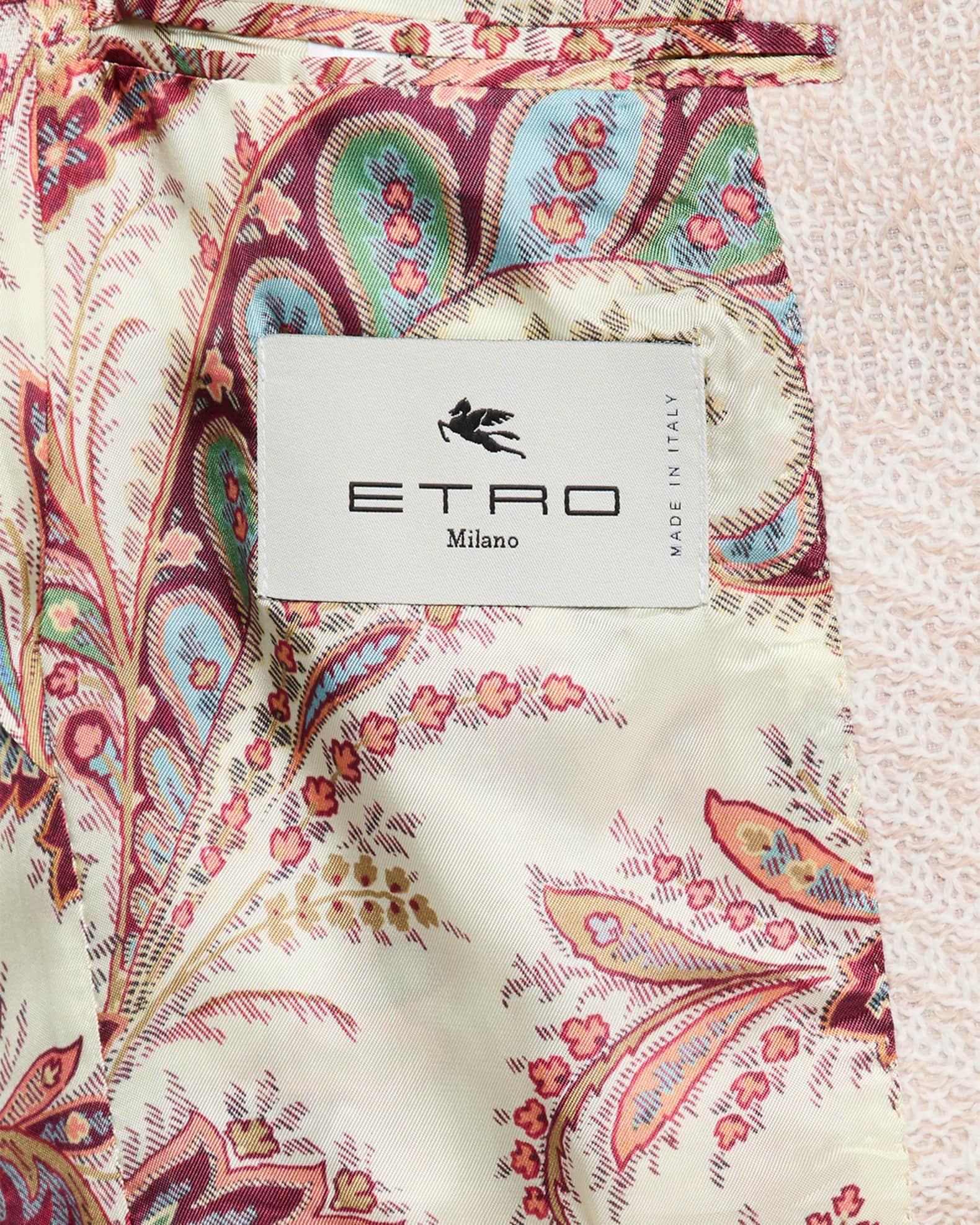 Men's Patchwork Knit Two-Button Sport Coat Product Image