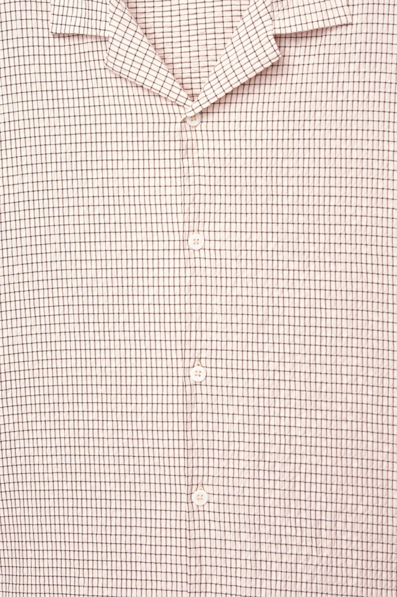 Short sleeve waffle-knit shirt Product Image