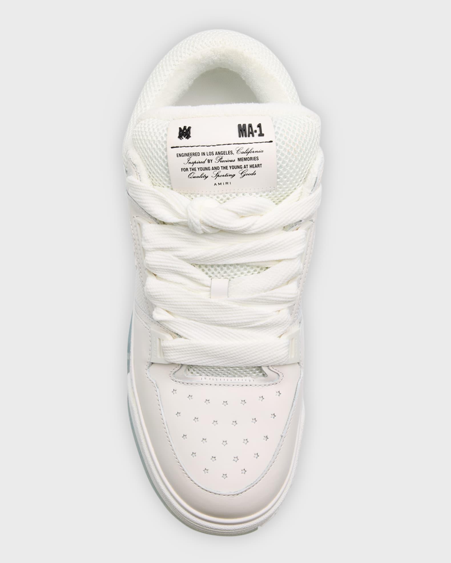 Men's MA-1 Tonal Mesh and Leather Low-Top Sneakers Product Image