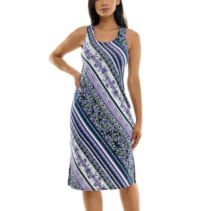 Women's Nina Leonard Bar Back Midi Dress,  Product Image