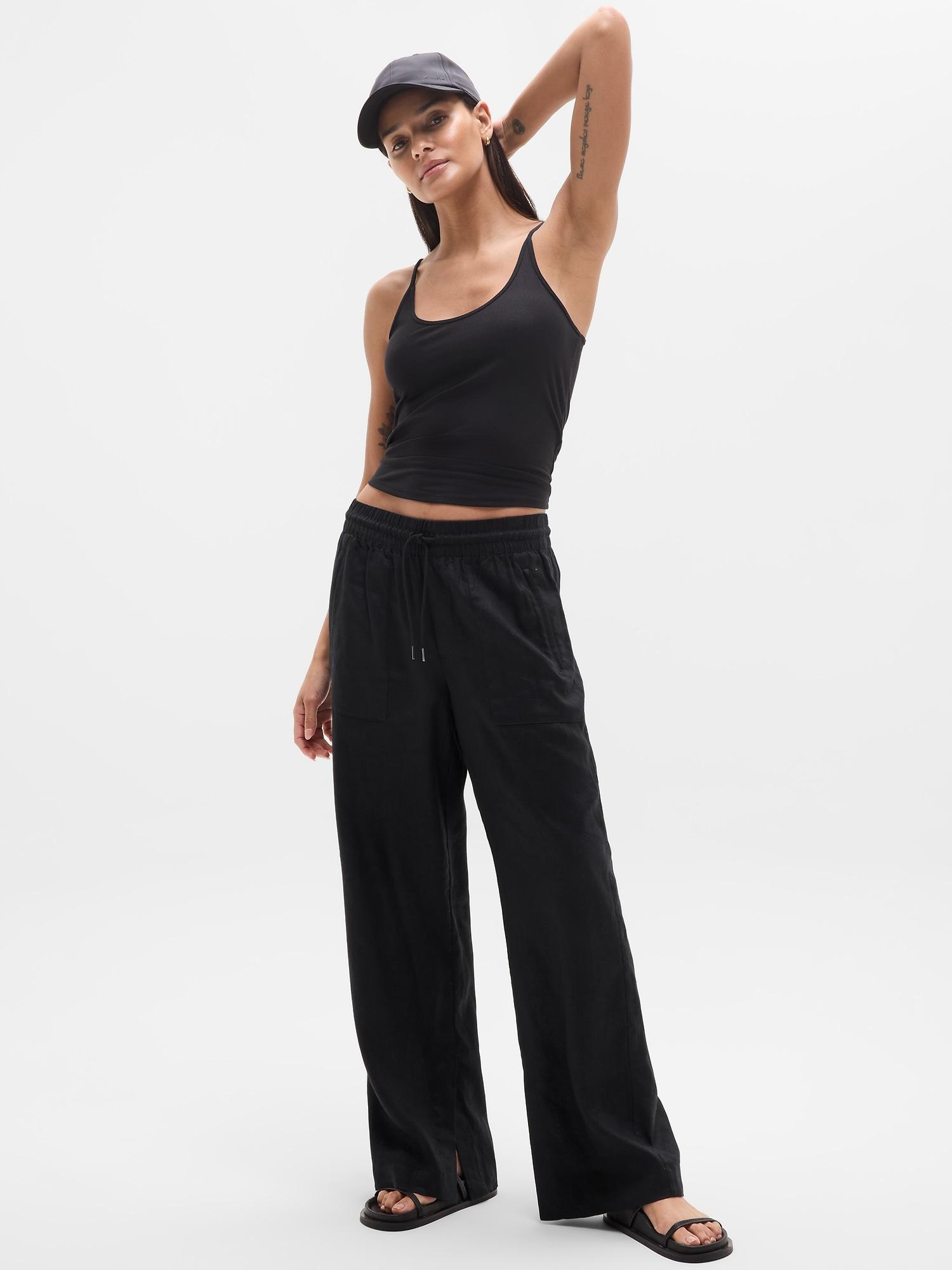 Retreat Linen High Rise Wide Leg Pant Product Image