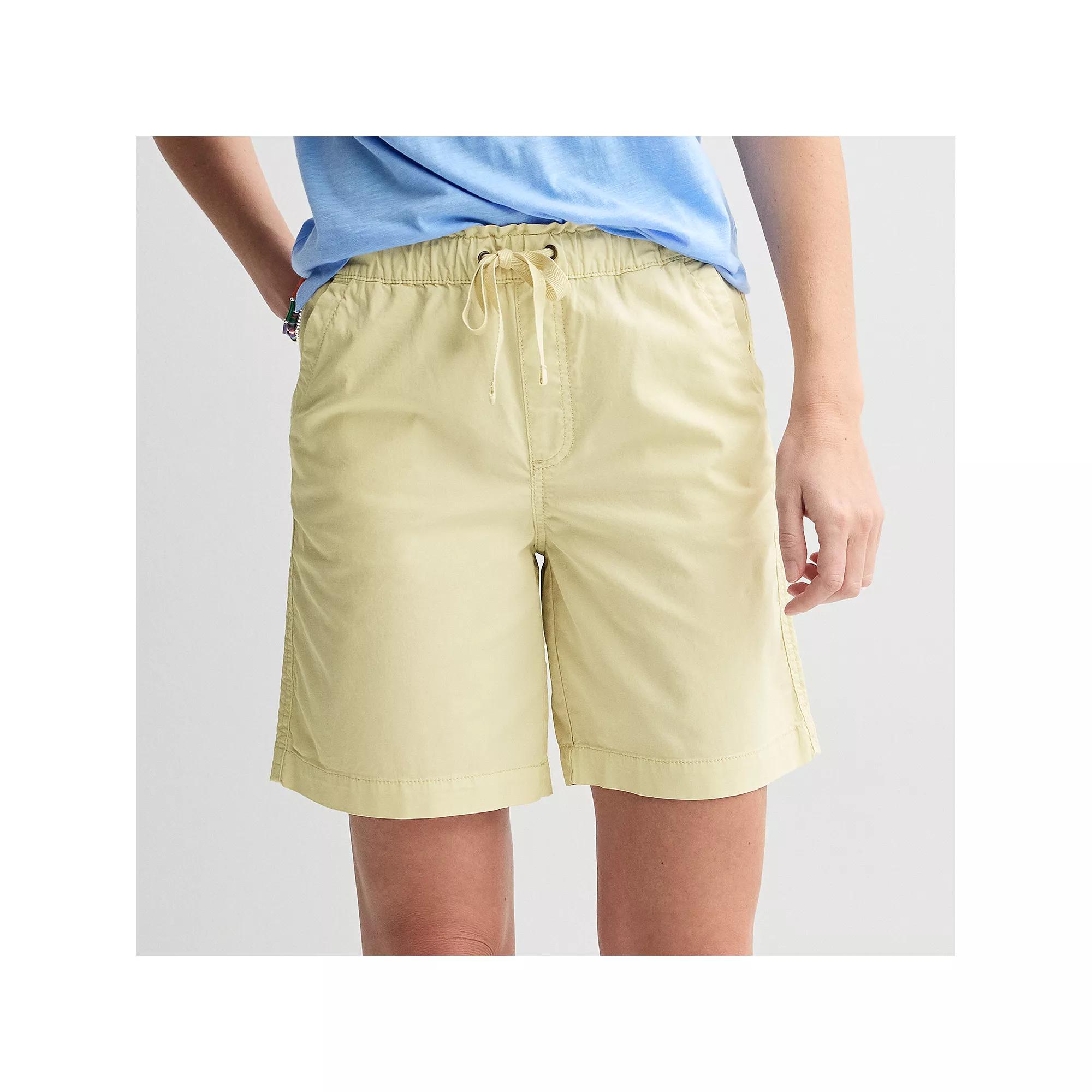 Women's Sonoma Goods For Life® Paperbag Waist Bermuda Shorts, Size: Small, Lovely Yellow Product Image