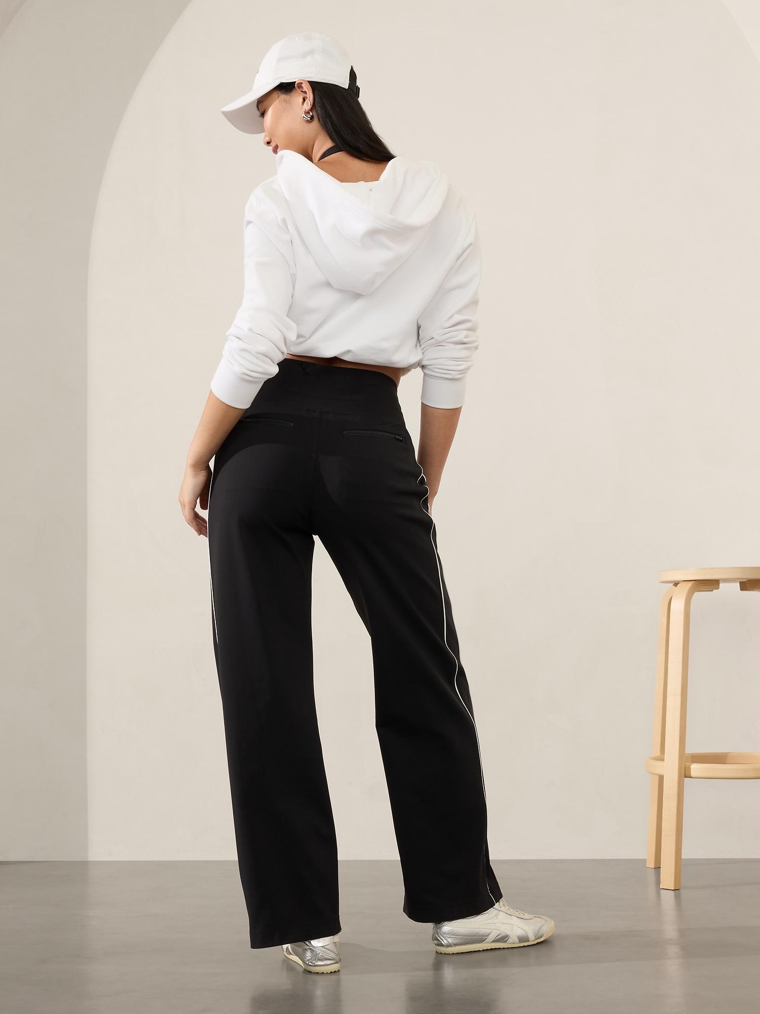 Venice High Rise Track Stripe Wide Leg Pant Product Image