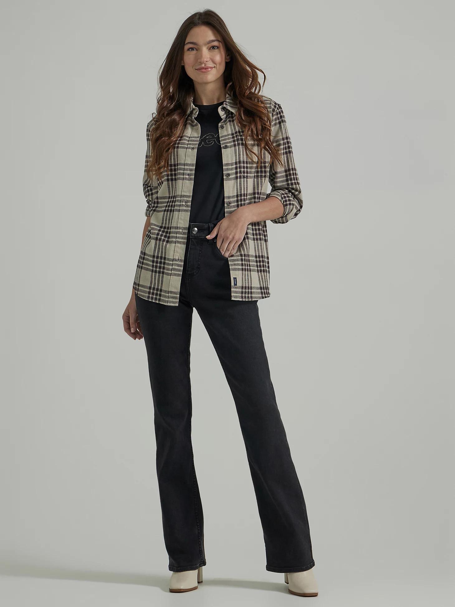 Women's Ultra Lux Comfort with Flex Motion Bootcut Jean (Petite) | Women's Jeans | Lee® Product Image