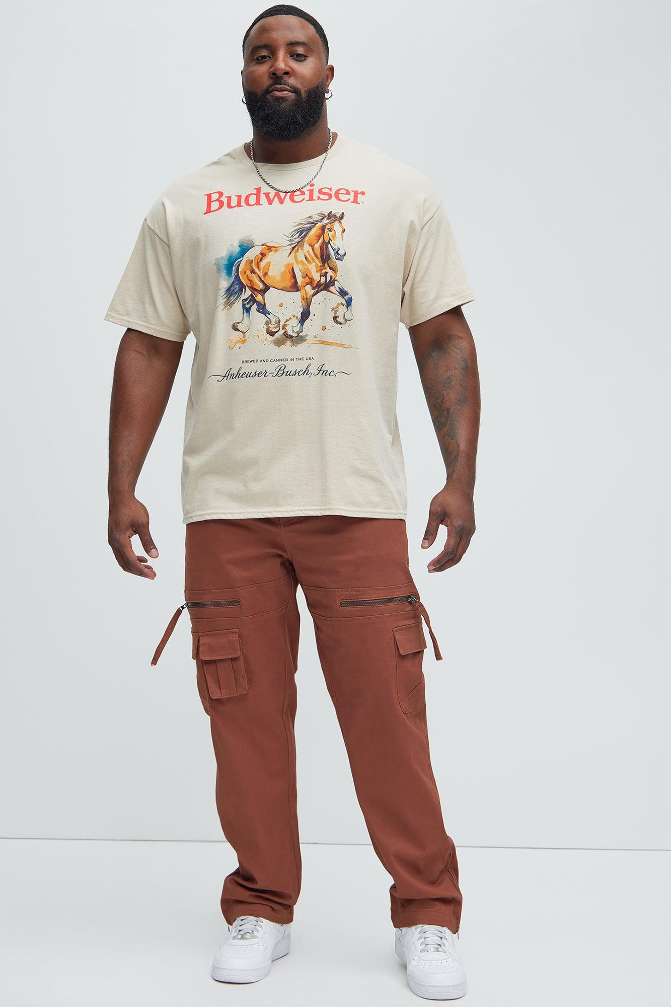 Camera Flash On Cargo Pants - Brown Product Image