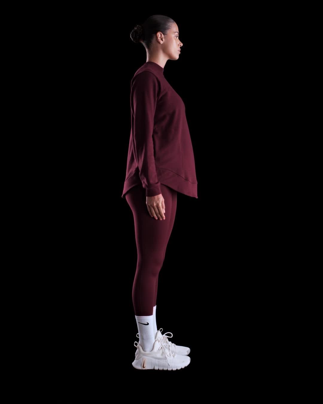 Nike Womens (M) One Reversible French Terry Pullover Top (Maternity) | FZ0452-652 Product Image