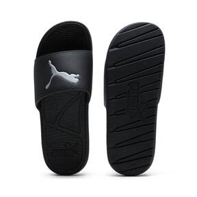 PUMA Cool Cat 2.0 Sport Men's Slides in Black/Silver Product Image