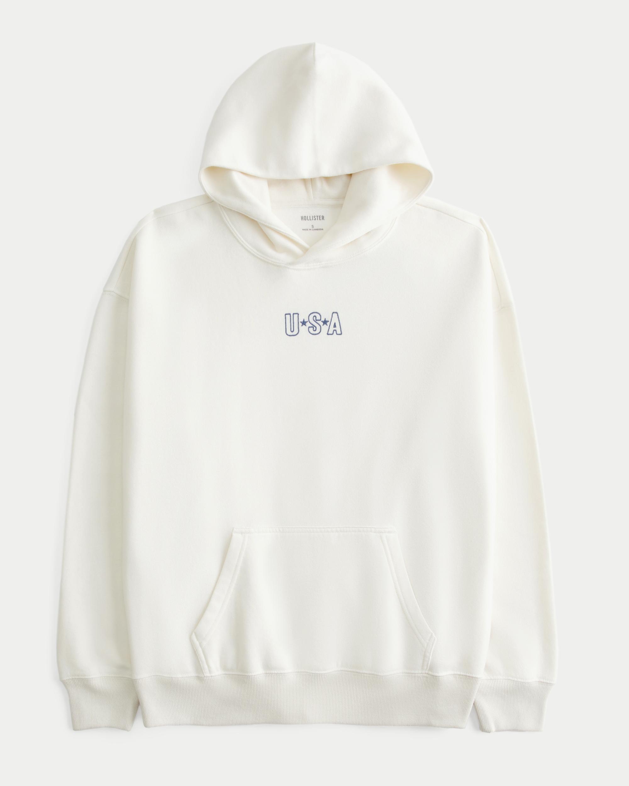 Oversized USA Graphic Hoodie Product Image