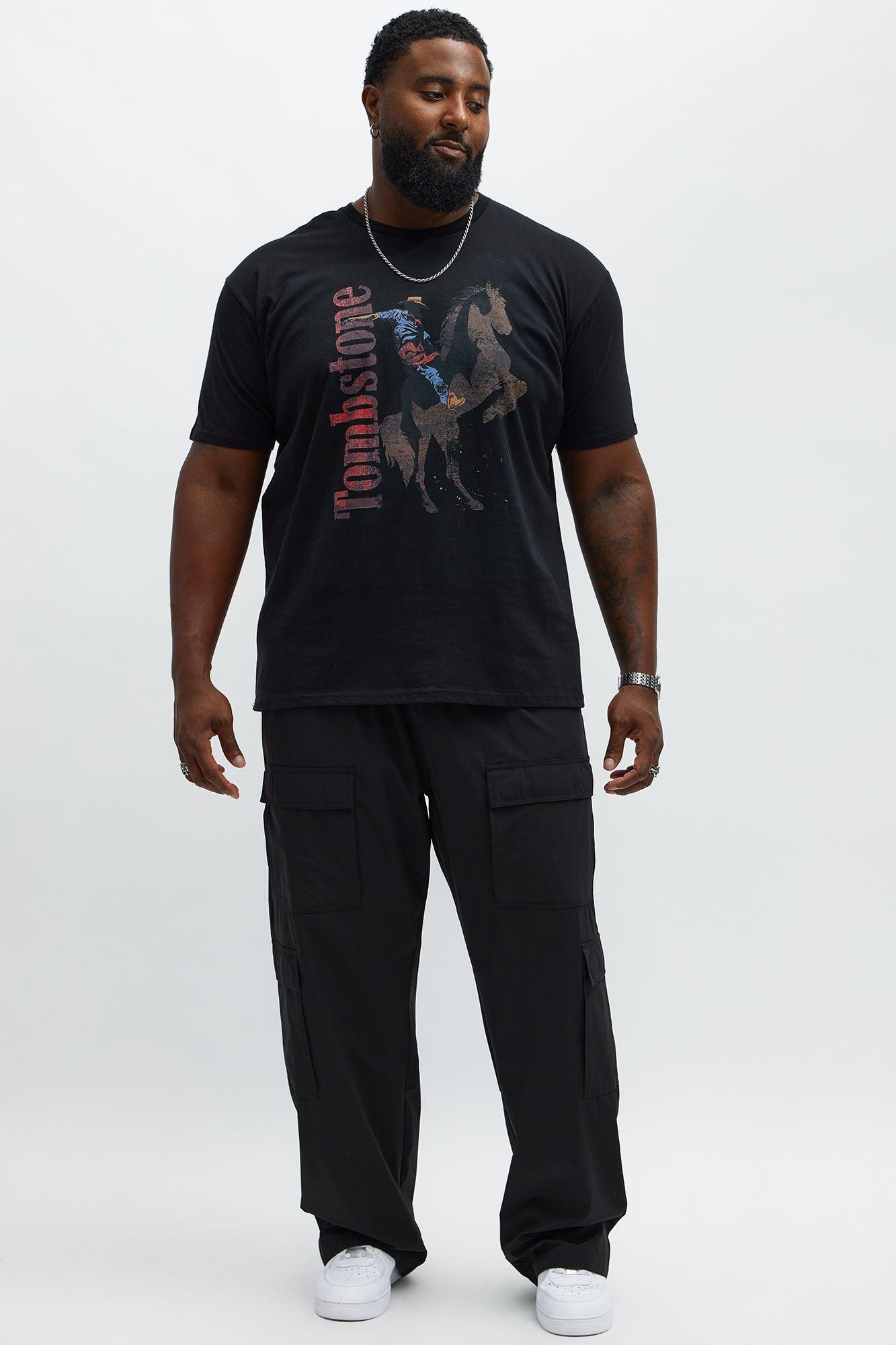 Tombstone Cowboy Short Sleeve Tee - Black Male Product Image