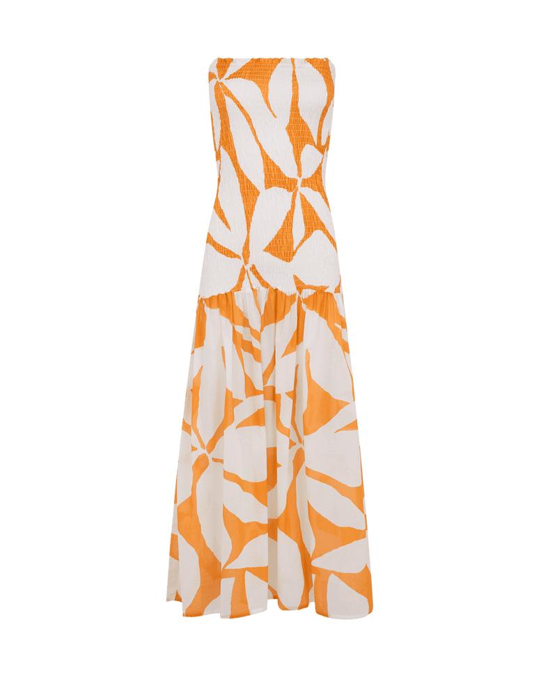Maira Long Dress - Bossa Sunset Product Image
