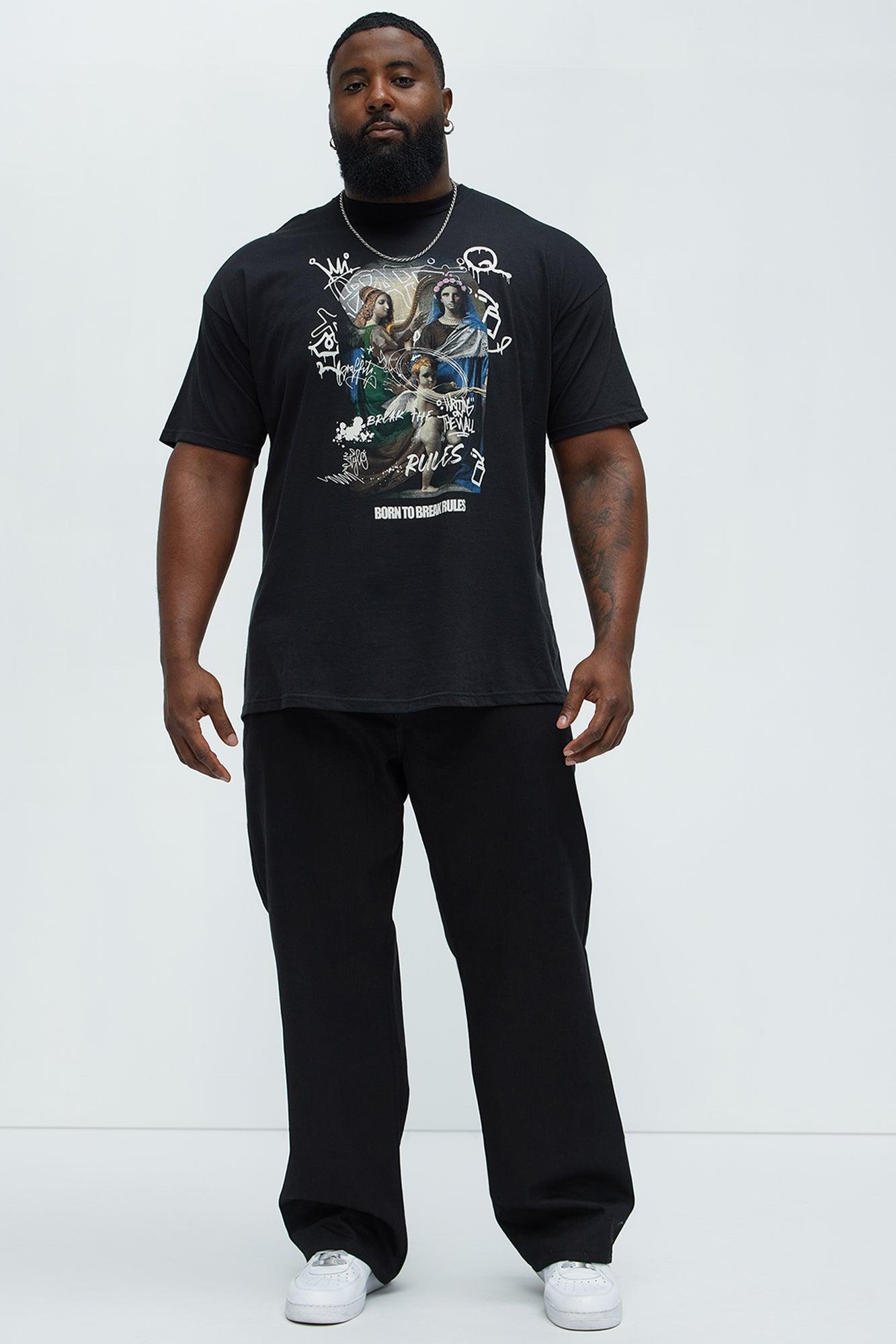 Born To Break Rules Short Sleeve Tee - Black Product Image