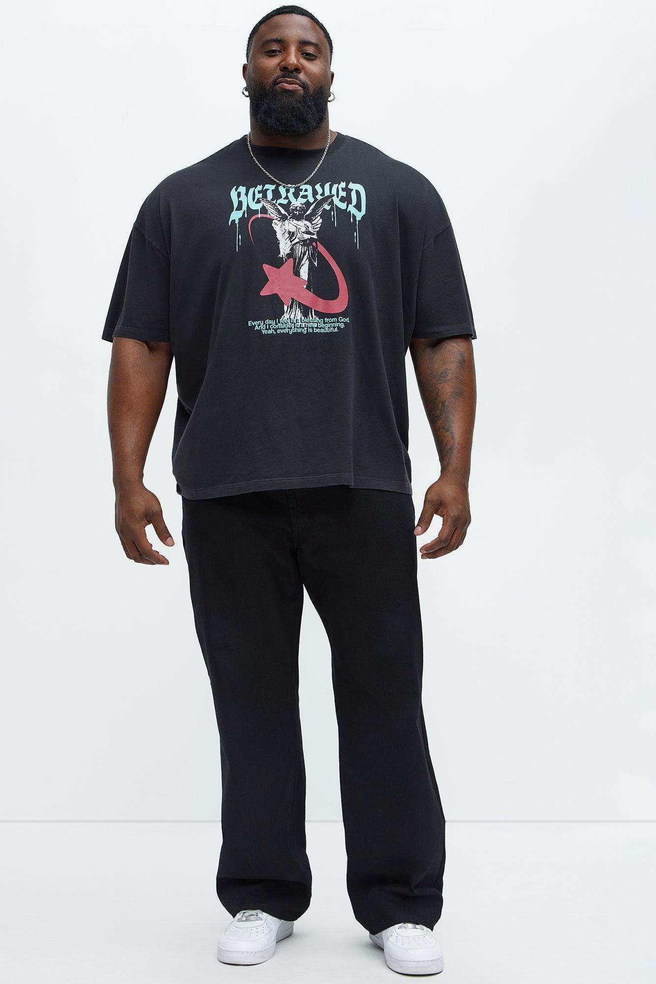 Betrayed Unforgettable Oversized Short Sleeve Tee - Black Product Image