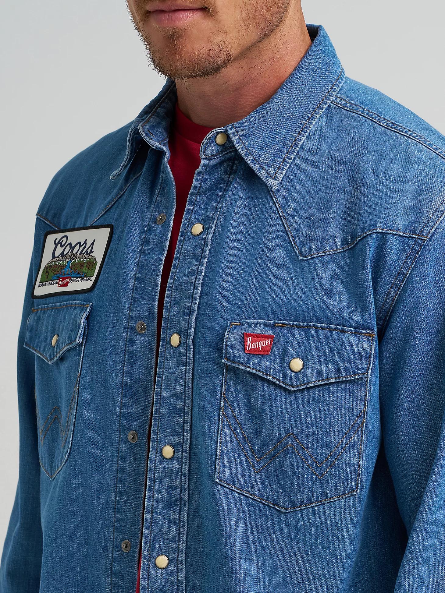 Wrangler x Coors Denim Shirt | Men's SHIRTS | Wrangler® Product Image