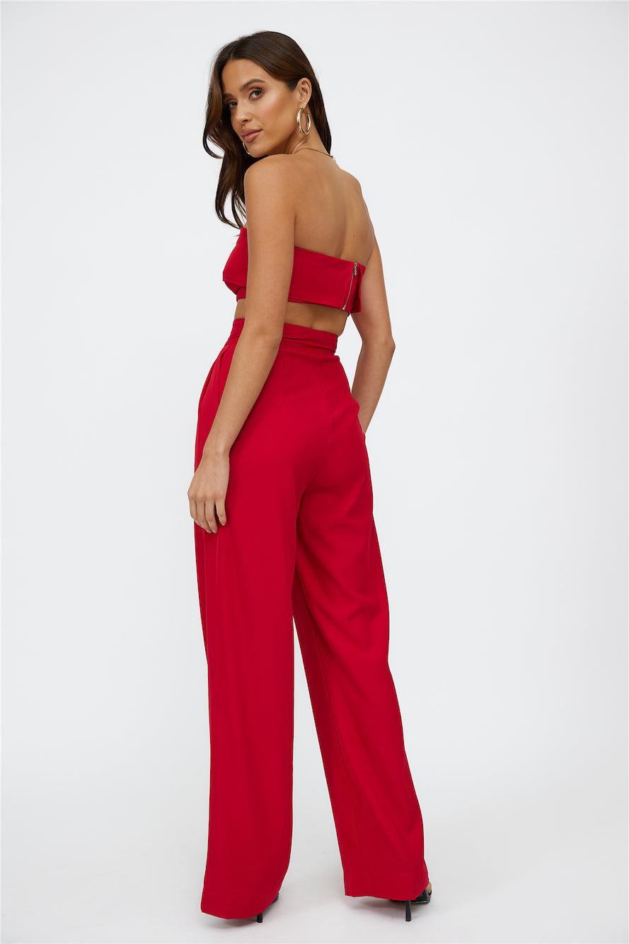 Blind Love Pants Red Product Image