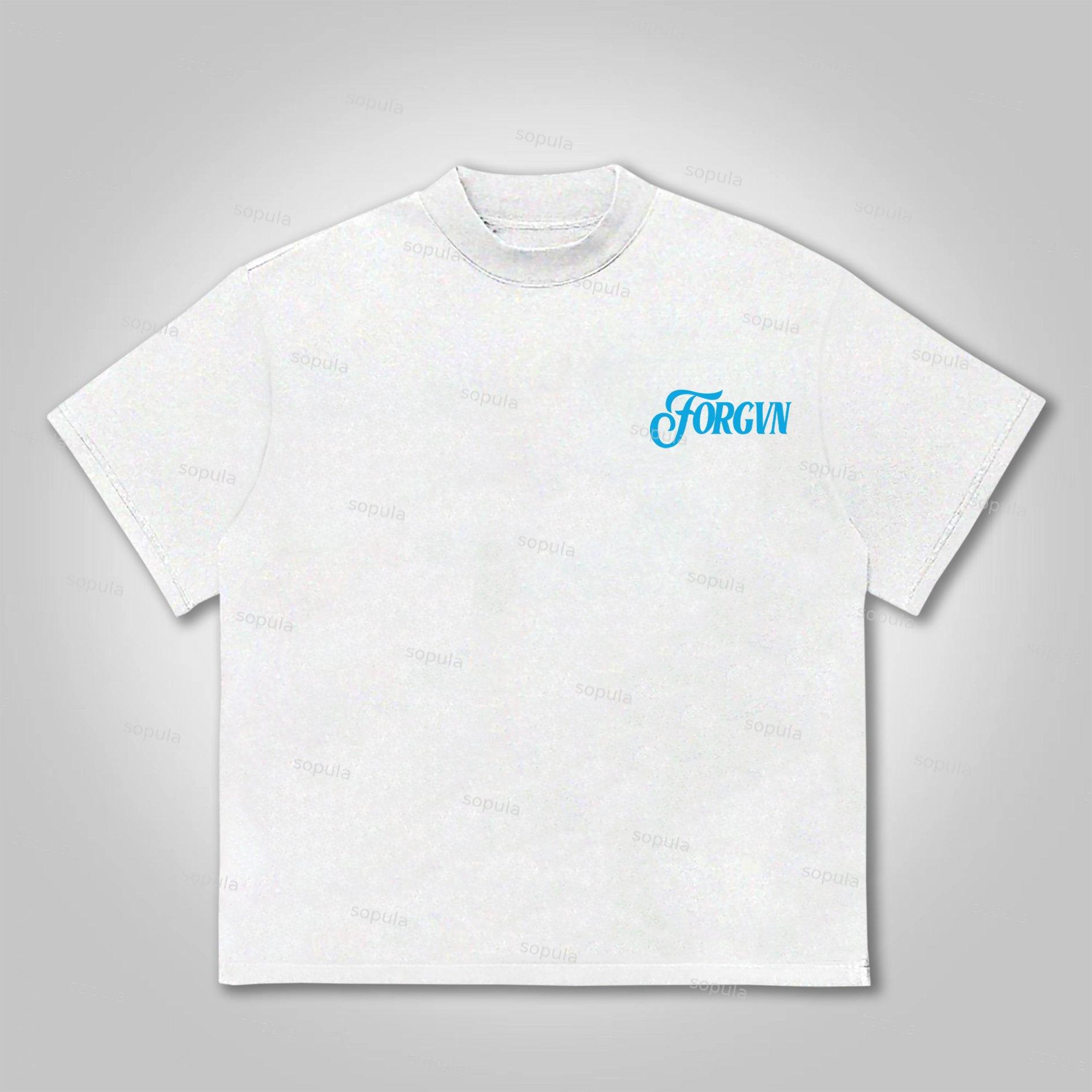 Sopula For God So Loved The World Print Cotton T-Shirt Product Image