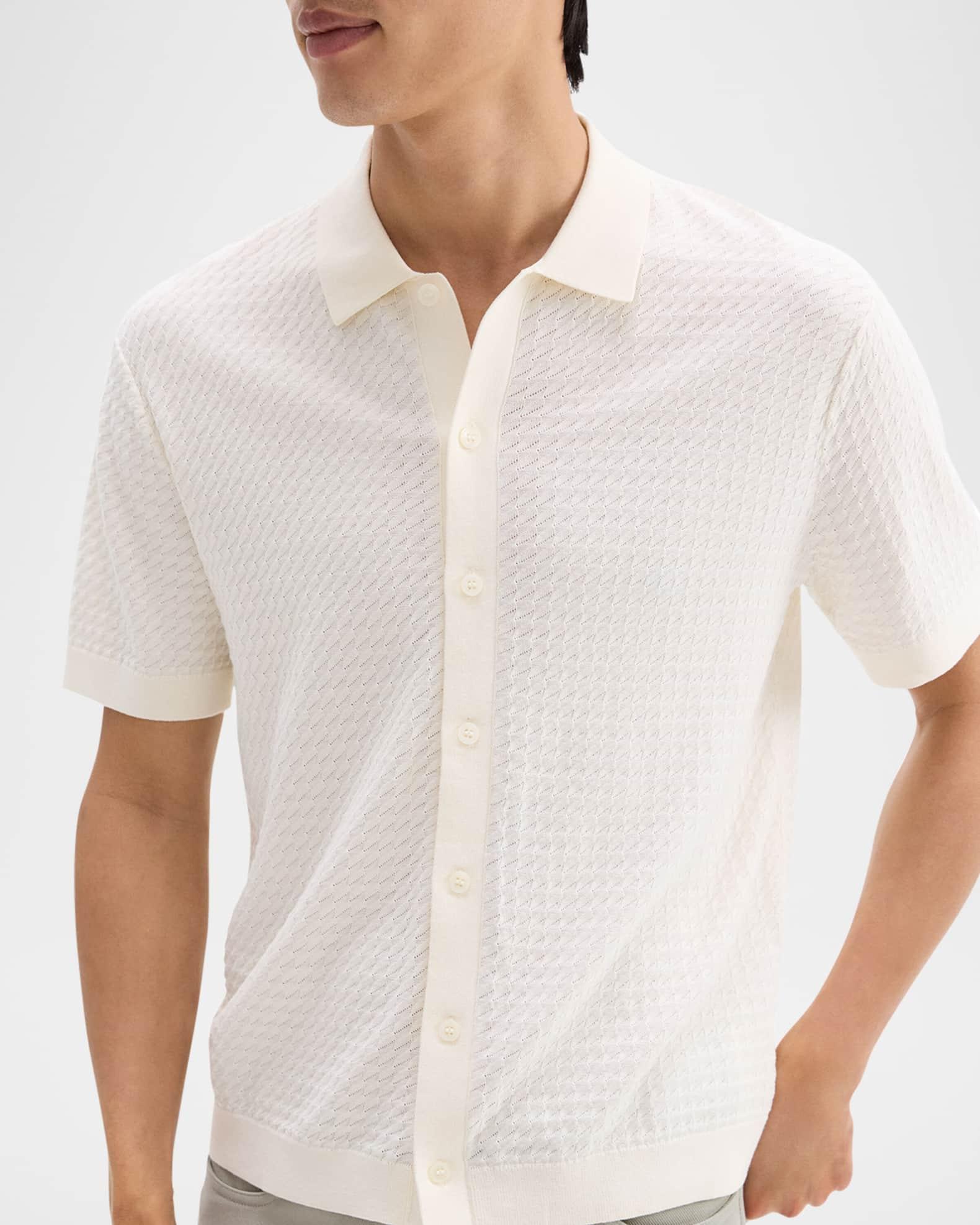 Men's Cairn Cotton Waffle-Knit Shirt Product Image