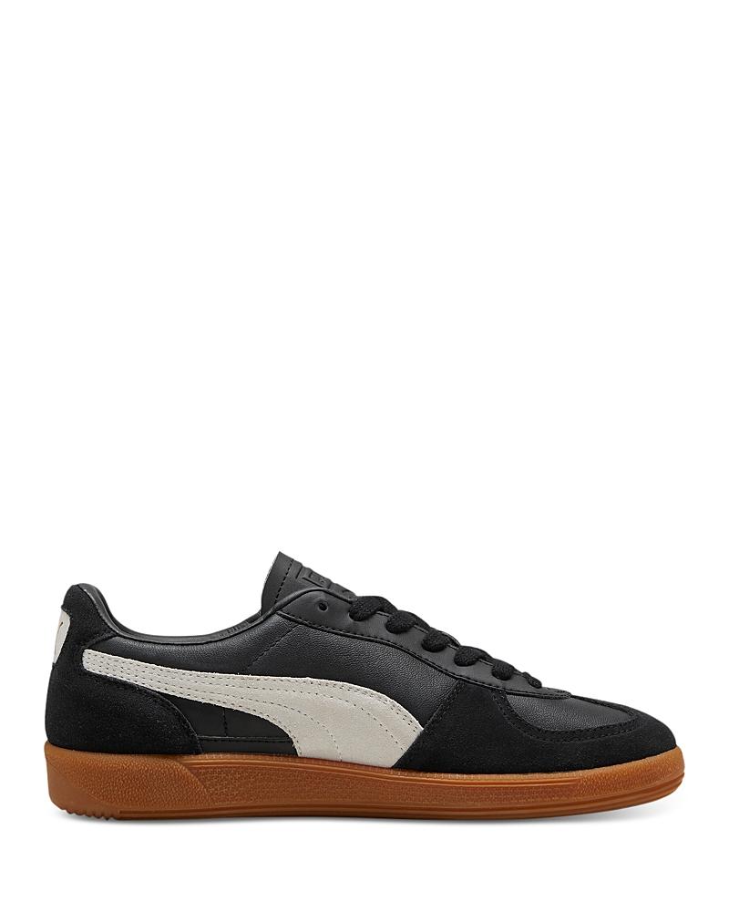 PUMA Mens PUMA Palermo Leather - Mens Shoes Gum/Black/Feather Grey Product Image