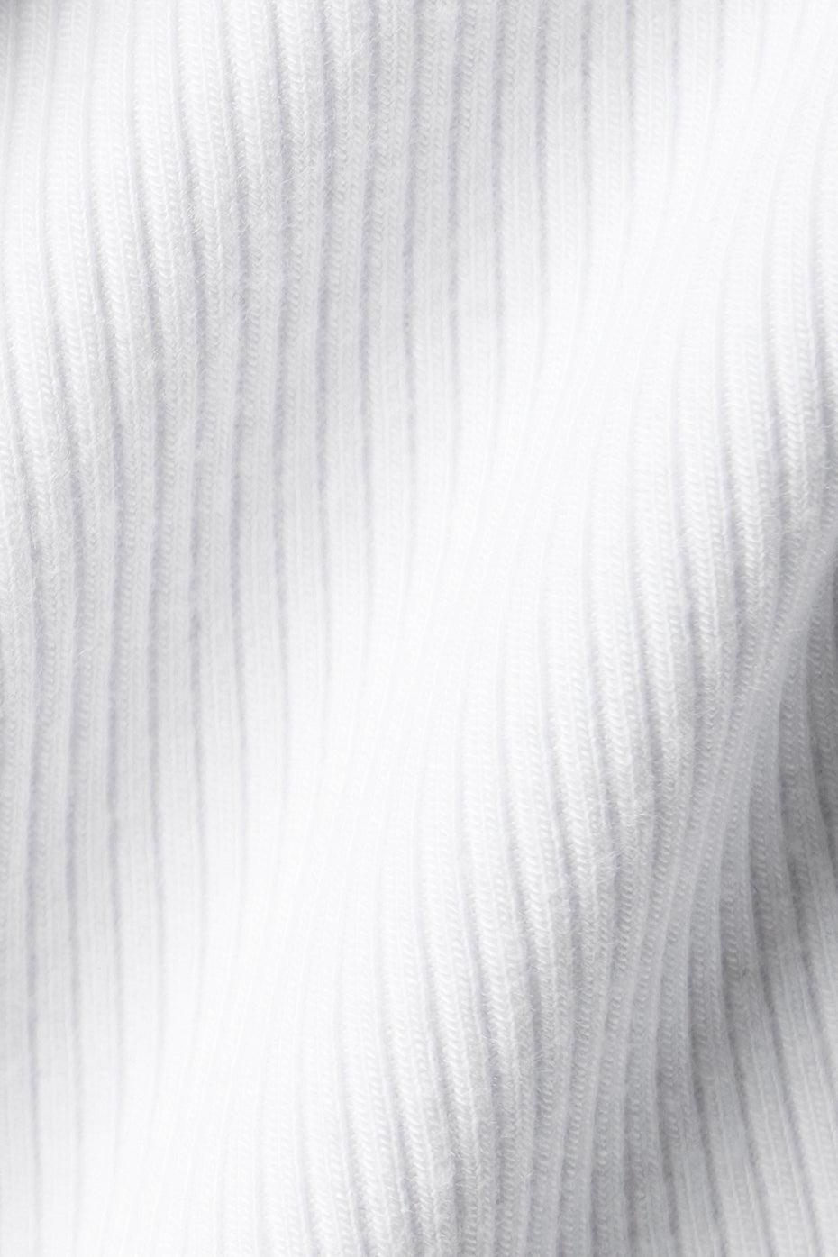 Ribbed Prosper Tank - White Female Product Image