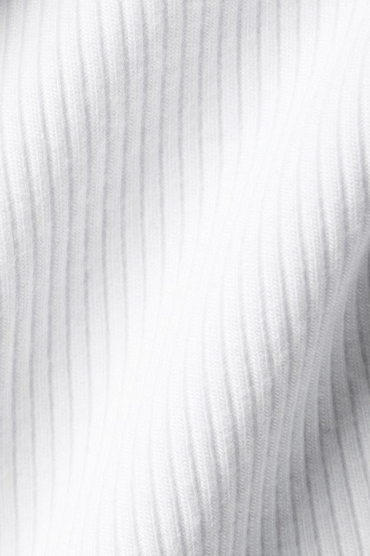 Ribbed Prosper Tank - White Female Product Image