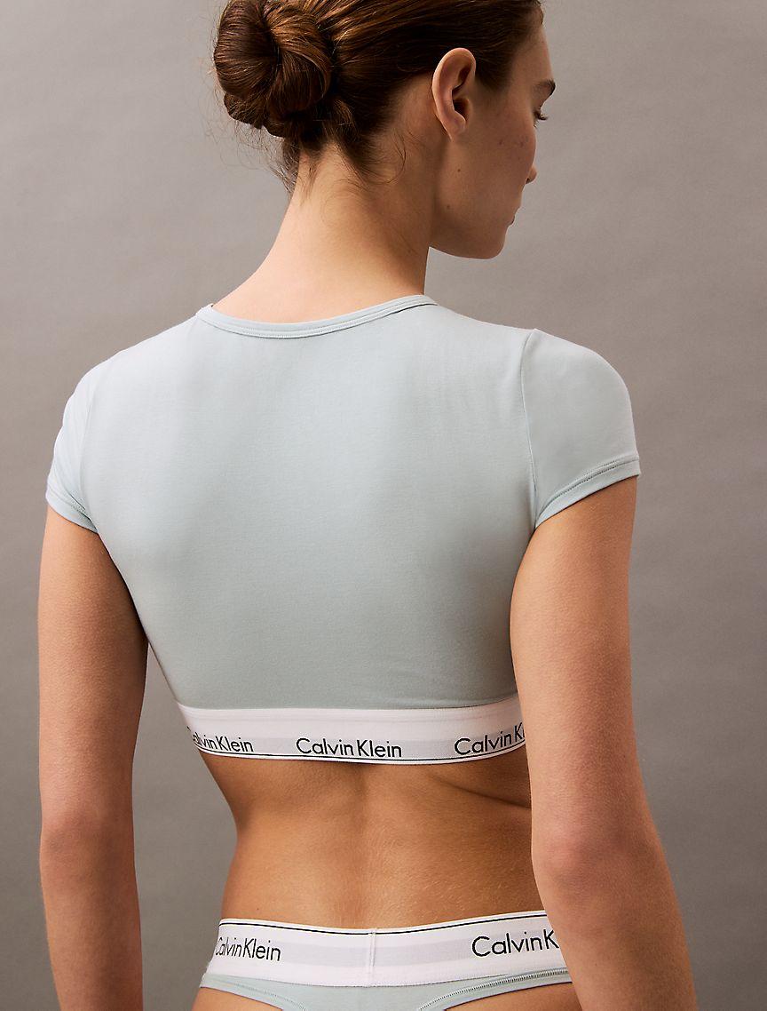 Icon Cotton Modal T-Shirt Bralette Product Image