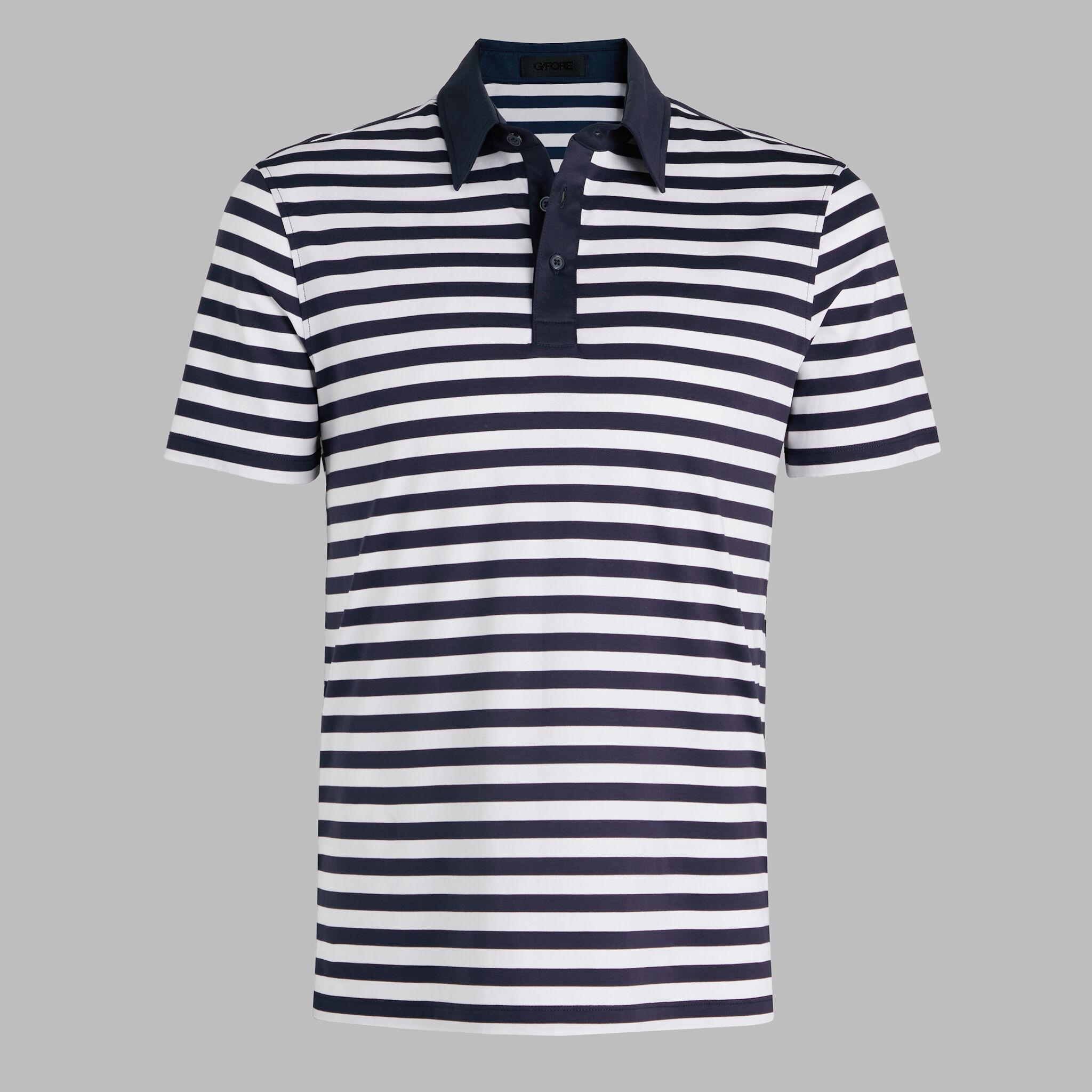 BRETON STRIPE COTTON POLO Product Image