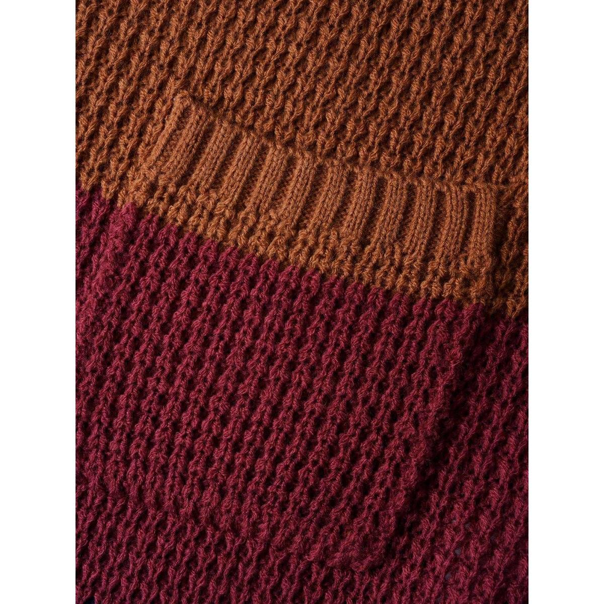 Plus Size Colorblock Contrast Patch Pocket Cardigan Multicolor Women Casual Loose Long Sleeve Everyday Cardigans BloomChic 12/L Product Image