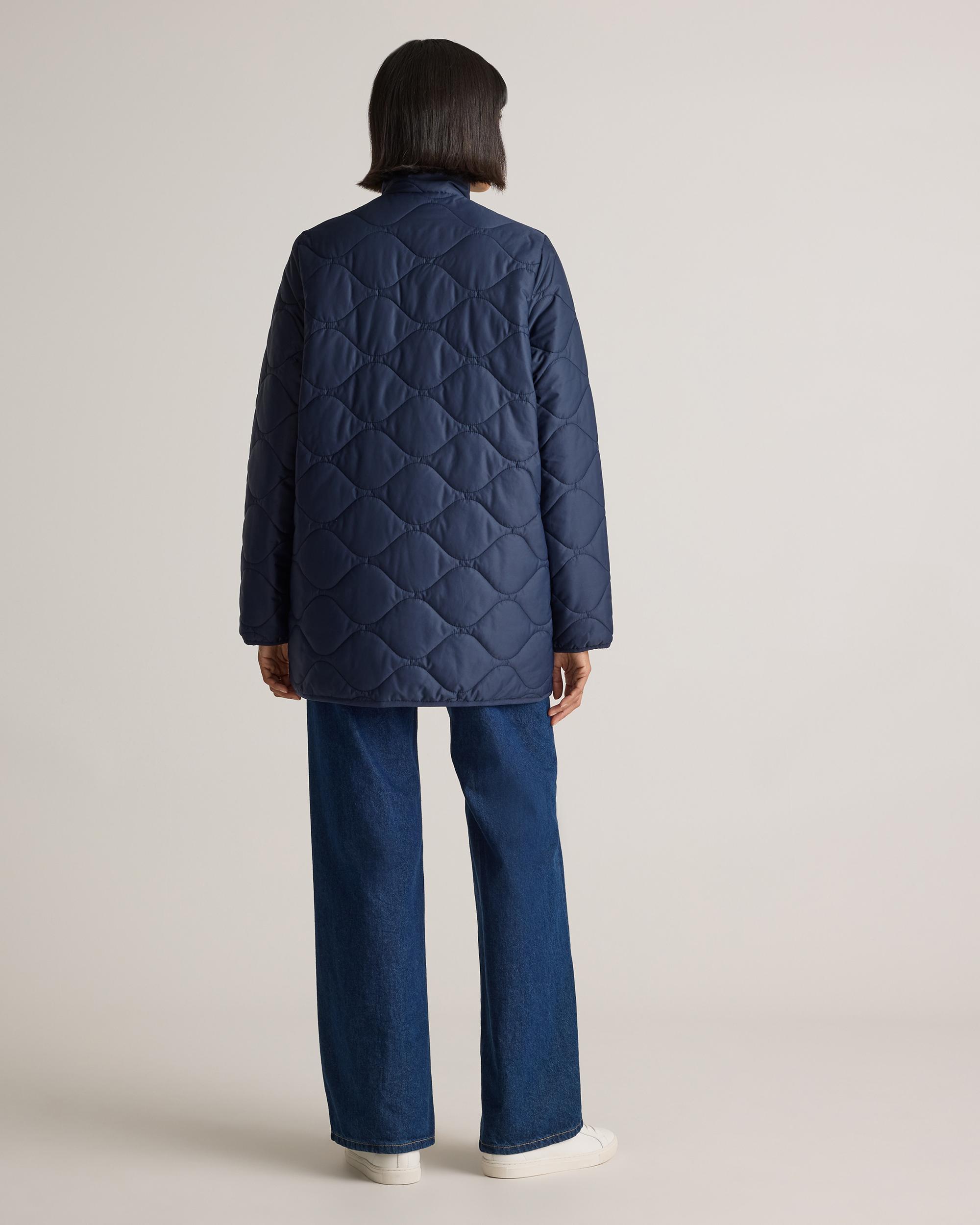 Quince | Women's Featherless Quilted Long Puffer Jacket Size XL, Nylon Product Image