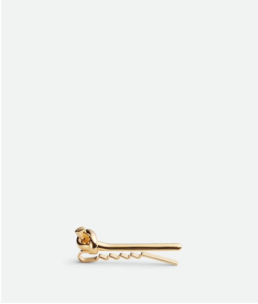 Men's Knot Tie Clip in Yellow gold Product Image