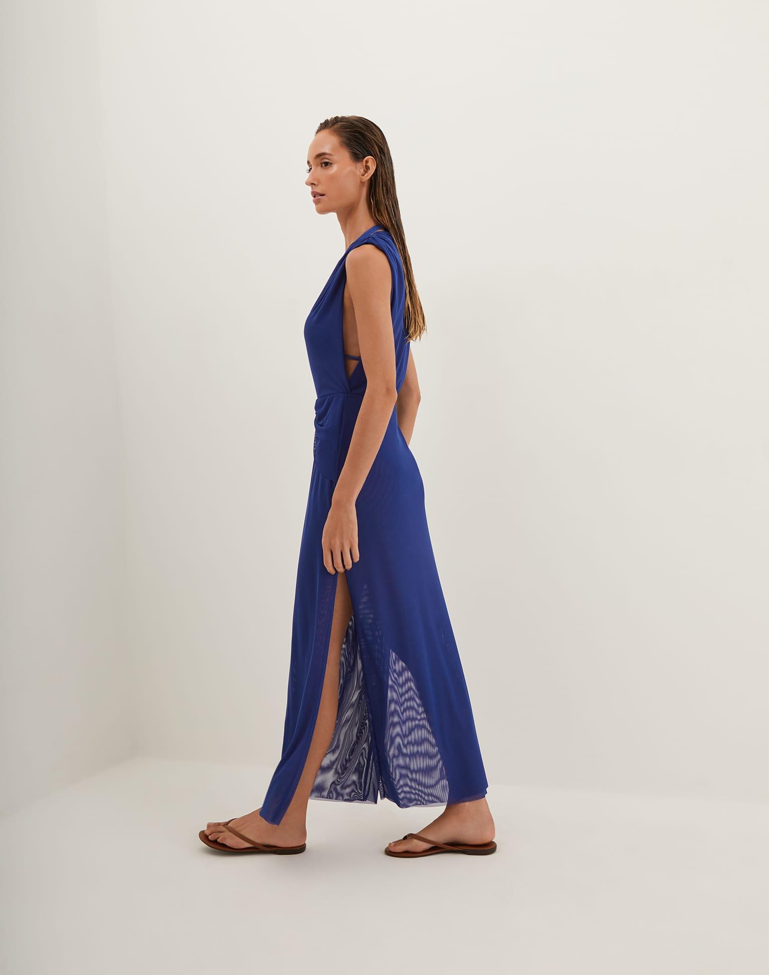 Cindy Long Cover Up - Sapphire Product Image