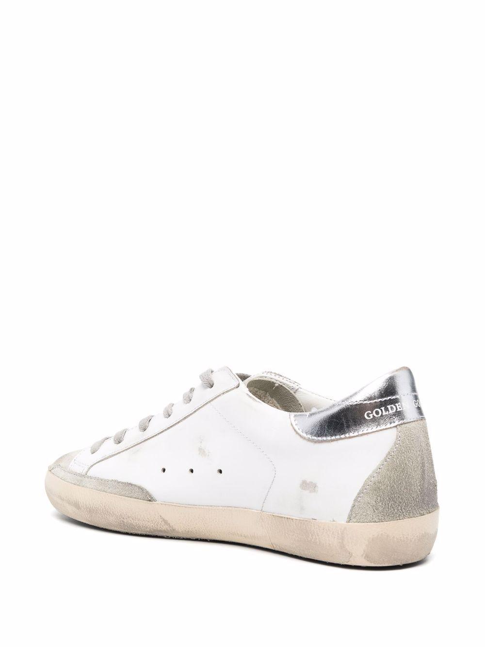 star-patch leather low-top sneakers  Product Image