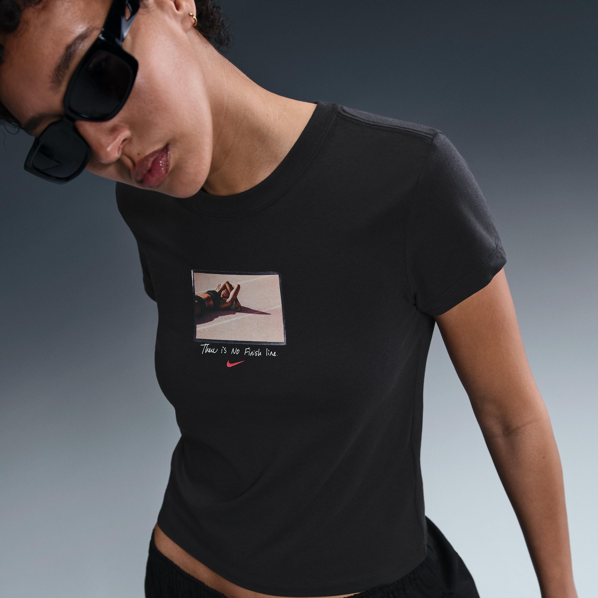 Womens Nike Sportswear Chill Knit Slim Cropped T-Shirt | HV6408-423 Product Image