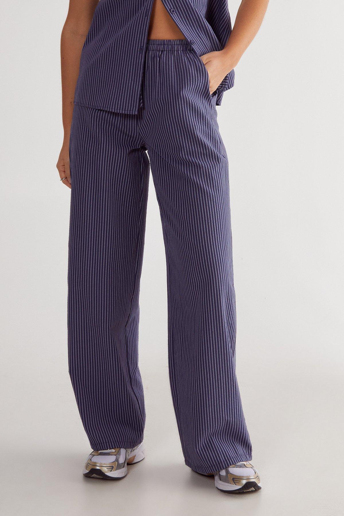 Stripe Straight Leg Pant Product Image