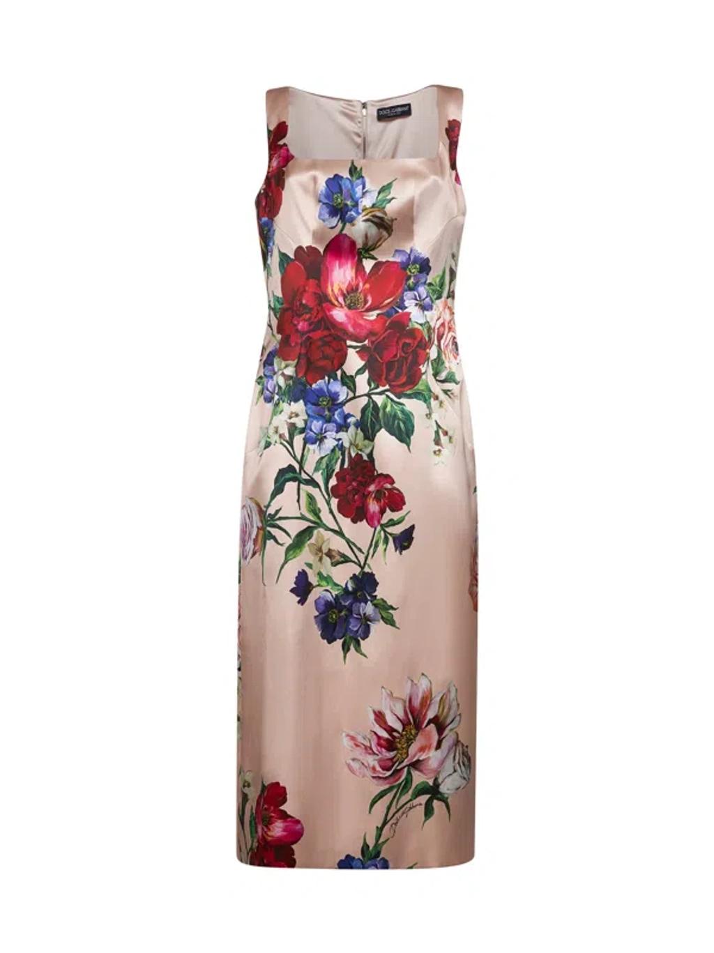 floral-print midi dress Product Image