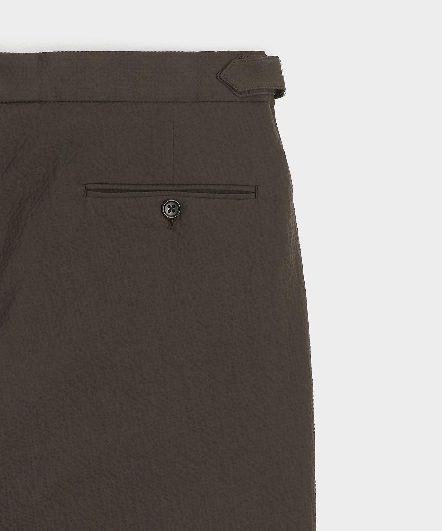 Italian Seersucker Side Tab Trouser Product Image