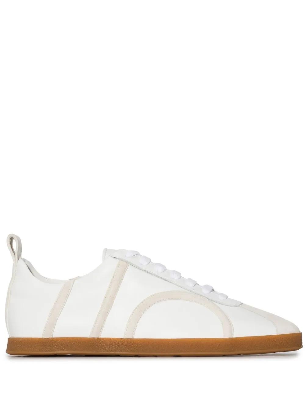 The Leather low-top sneakers Product Image
