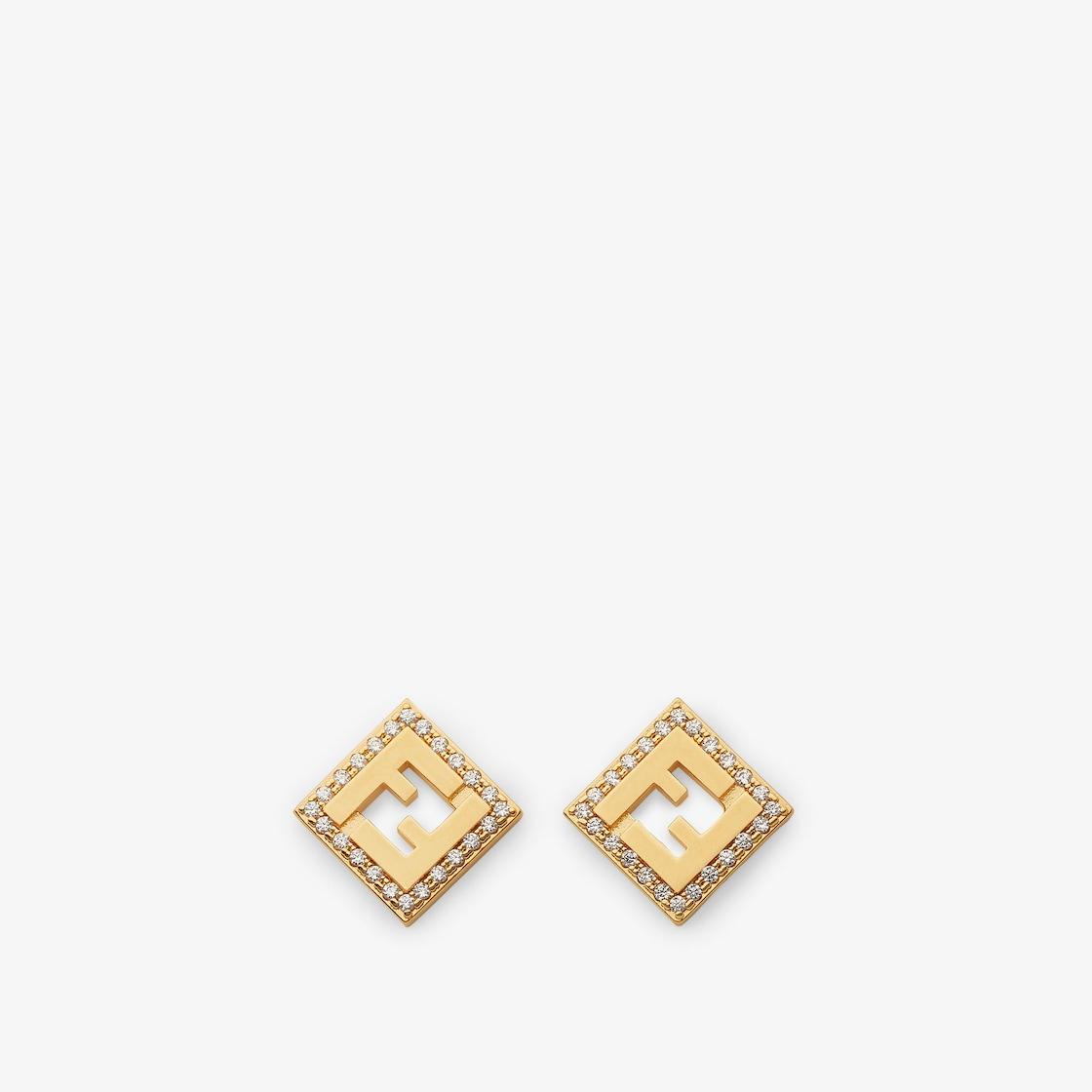 Forever Fendi earringsGold-colored metal earrings Product Image
