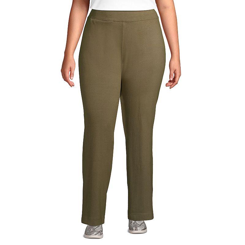 Women's Lands' End Starfish Straight-Leg Pull-On Pants,  Product Image