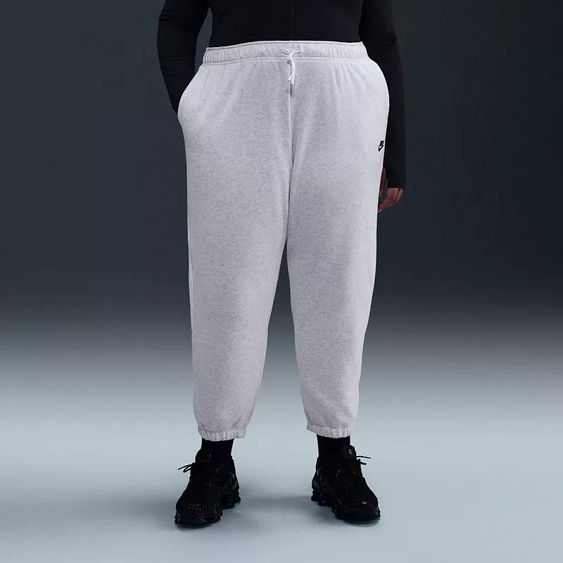 Women's Nike Sportswear Club Fleece Mid-Rise Oversized Sweatpants (Plus Size) Product Image