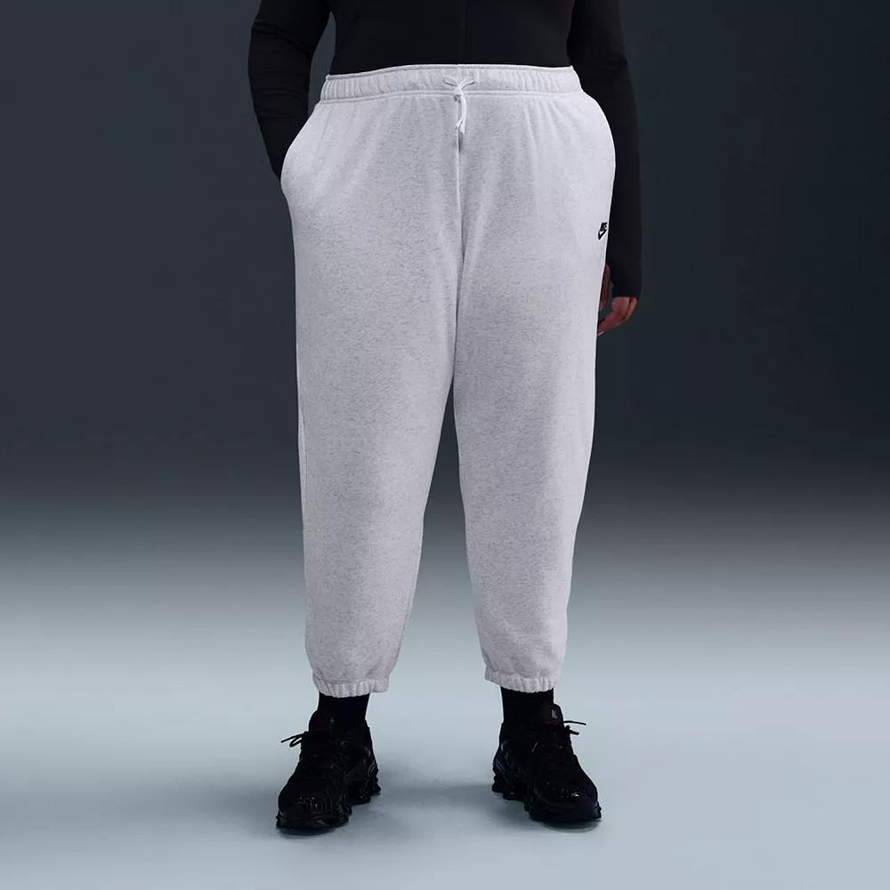 Women's Nike Sportswear Club Fleece Mid-Rise Oversized Sweatpants (Plus Size) Product Image