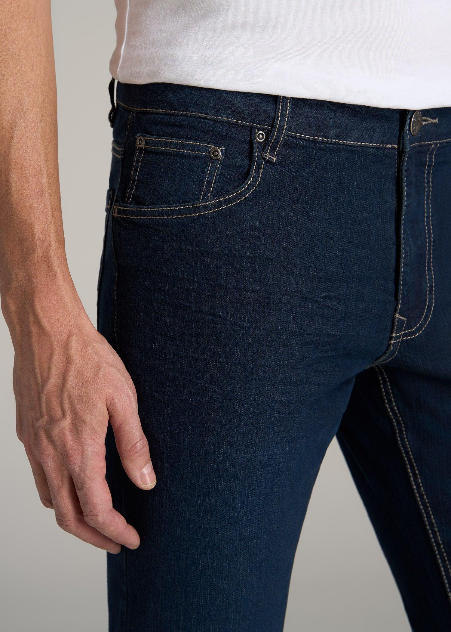 Carman TAPERED Jeans for Tall Men in Blue Steel Male Product Image