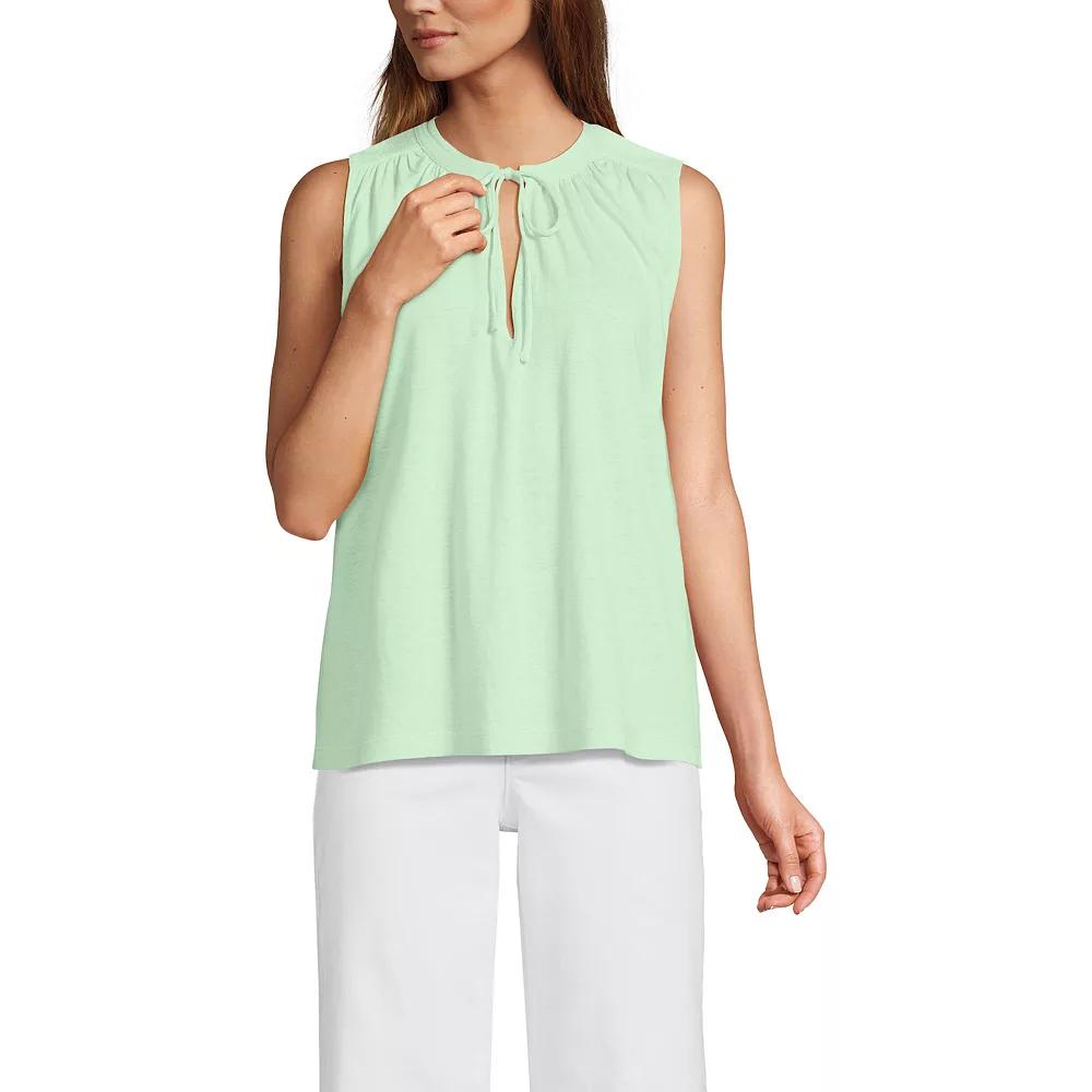 Women's Lands' End Notch Neck Swing Tank Top,  Product Image