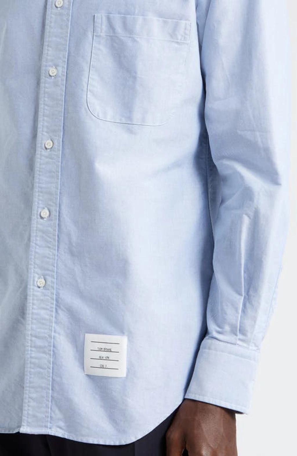 Thom Browne Men's Classic Fit Cotton Button-Down Shirt Product Image