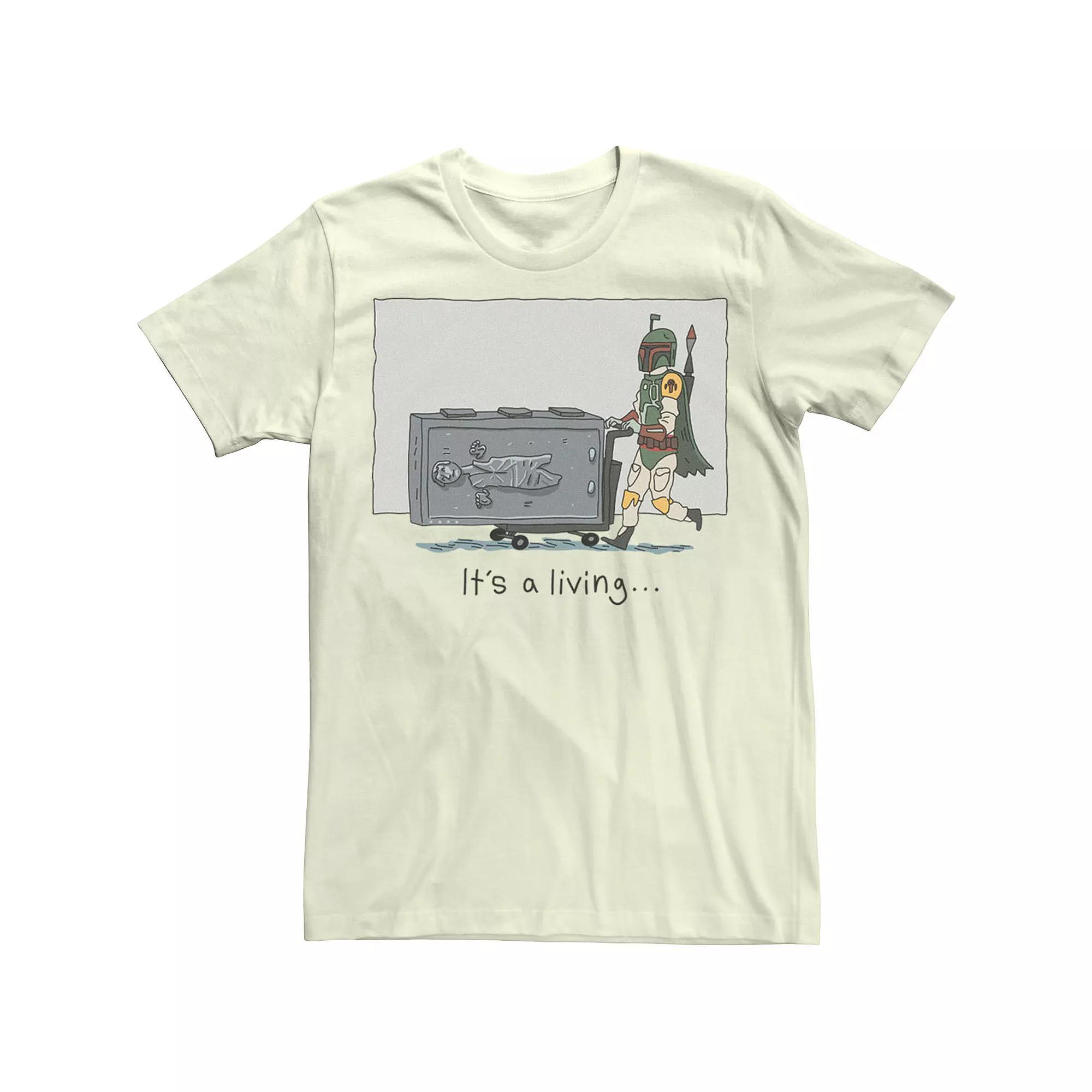 Men's Star Wars Boba Fett It's A Living Doodle Tee,  Product Image